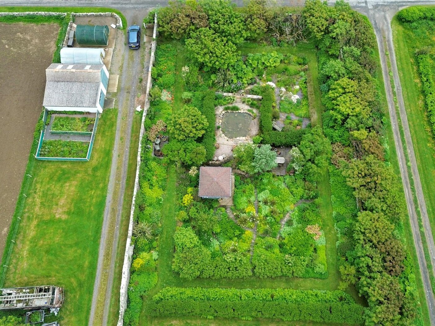 Aerial Walled Garden