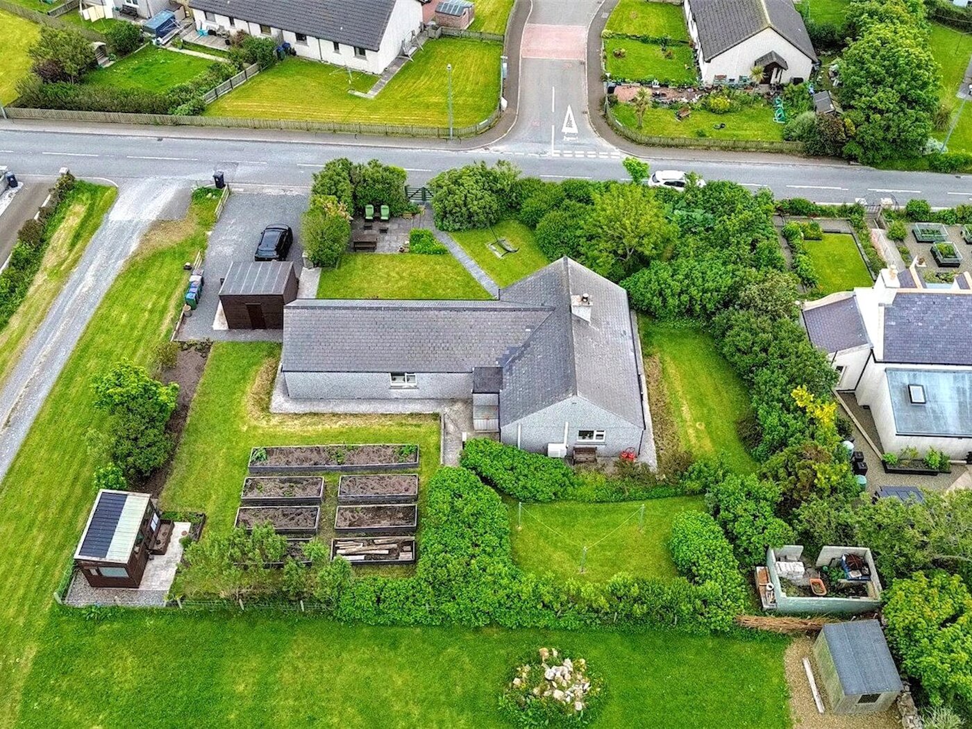 Rear Aerial View